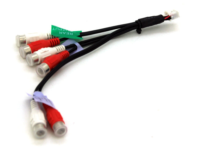 Pioneer DEH-P80MP 12-Pin Audio Connector (CDE7612) - RCA Audio Adapter