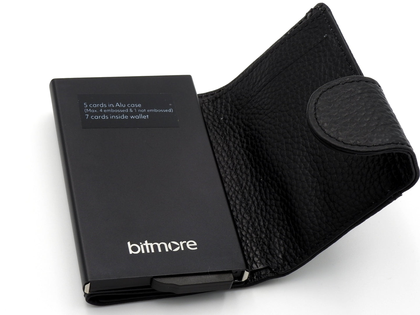 Bitmore Leder-Geldbörse mit RFID-Kartenschutz