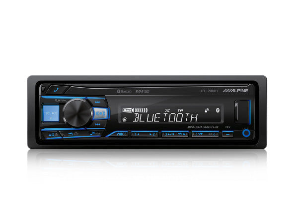 Alpine, UTE-200BT USB tape recorder with Aux