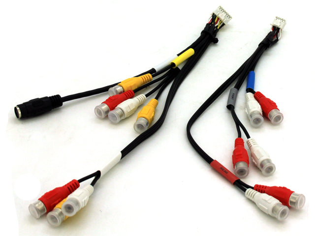 Alpine IVA-W502E 10/16-Pin AV Connector – RCA Audio & Video Adapter