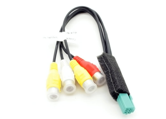 Clarion NX-501 6-Pin AV Connector - RCA Audio &amp; Video Adapter