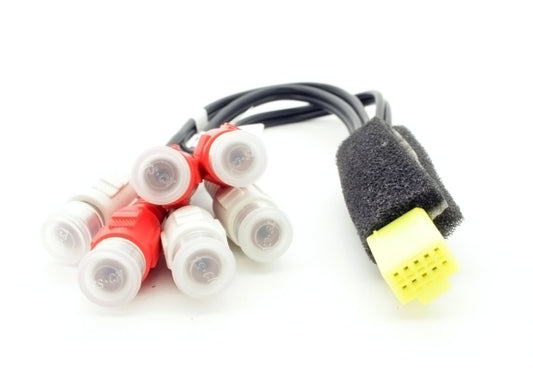 Clarion NX-501 10-Pin AV Connector - RCA Audio Adapter