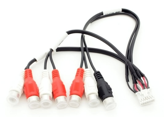 Kenwood DNX-8120 14-Pin AV Connector - RCA Audio Adapter