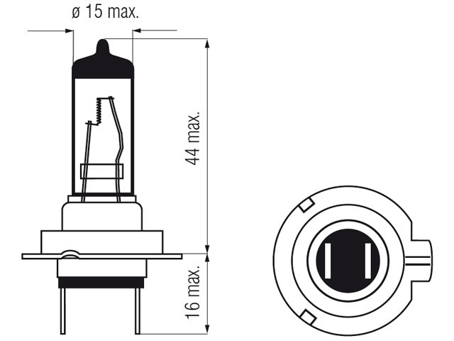Bosma bulb H7, 12V, 55W