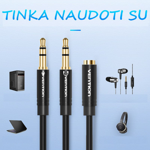 AUX adapter cable, 3.5mm socket 4pin