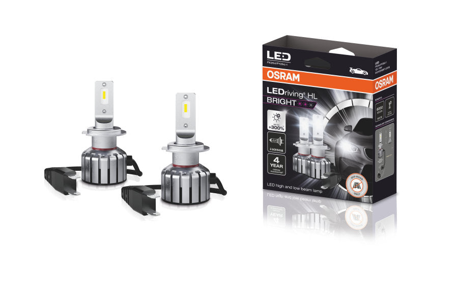 Osram LED pagrindinės šviesos H7/H18,19W, 6000K, LEDriving HL, 2vn